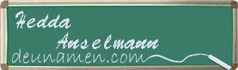 Hedda Anselmann Visitenkarte